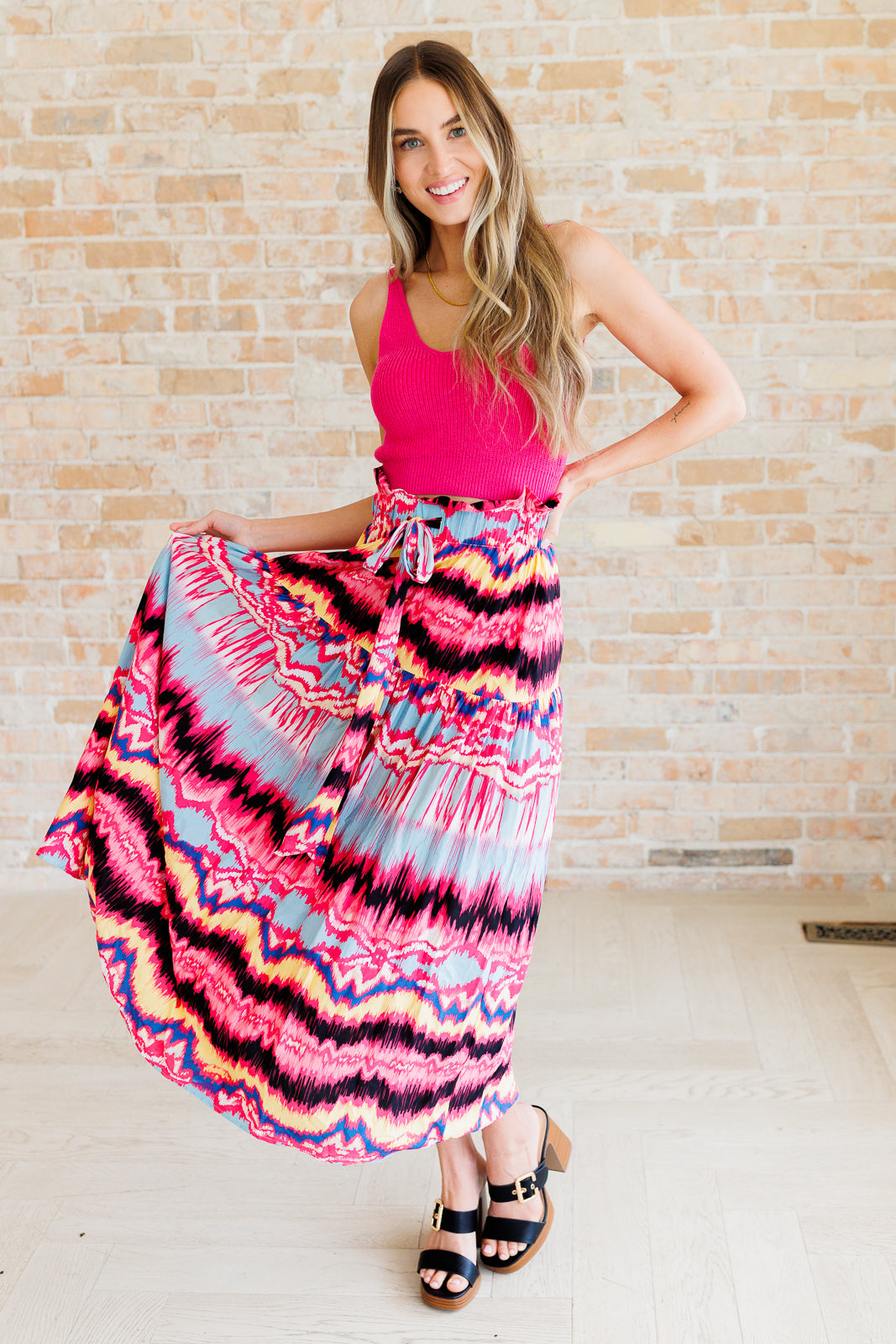 Watch Me Twirl Abstract Skirt Bottoms Ave Shops   