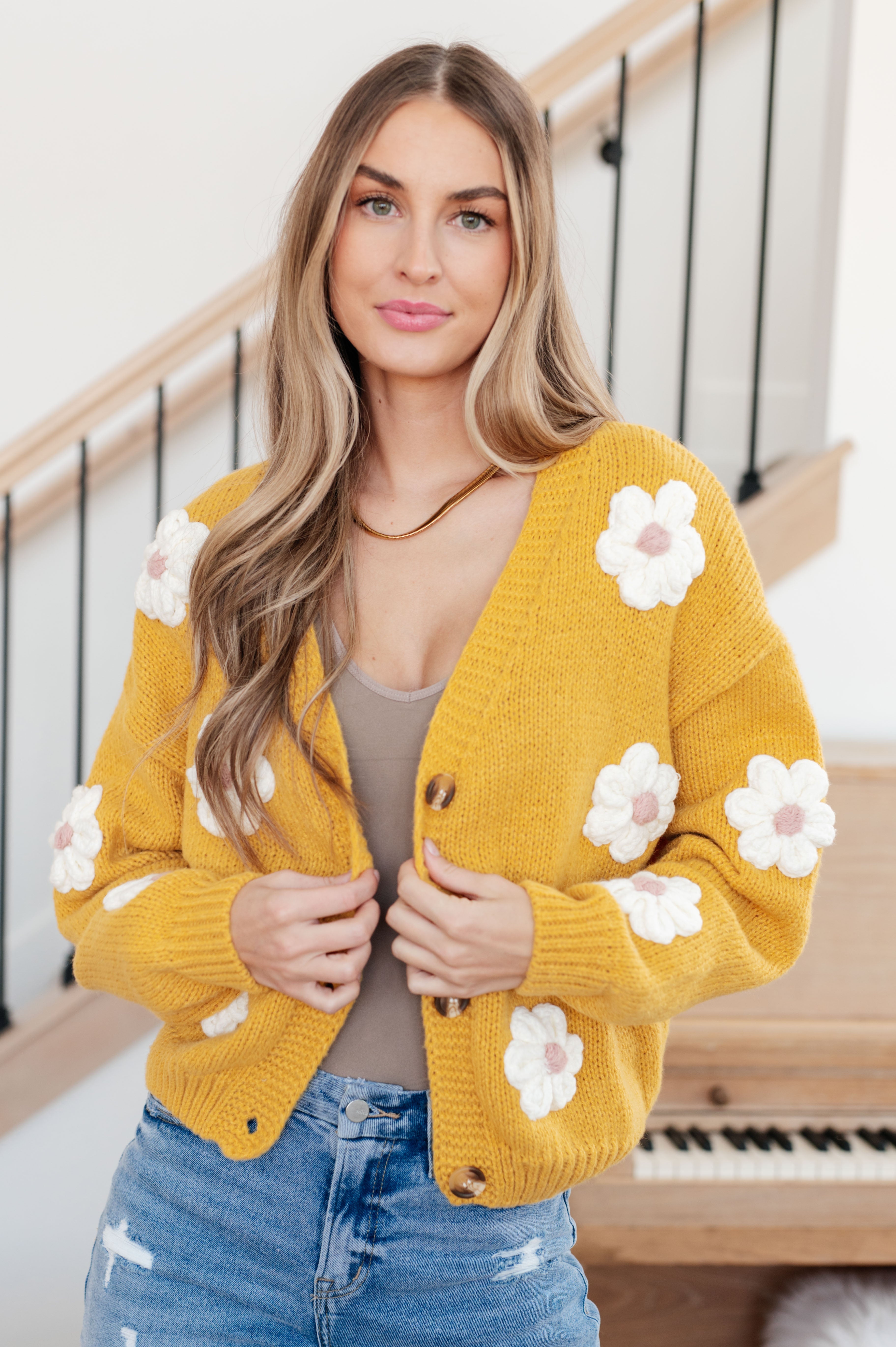 You're Enough Floral Cardigan Womens Ave Shops   