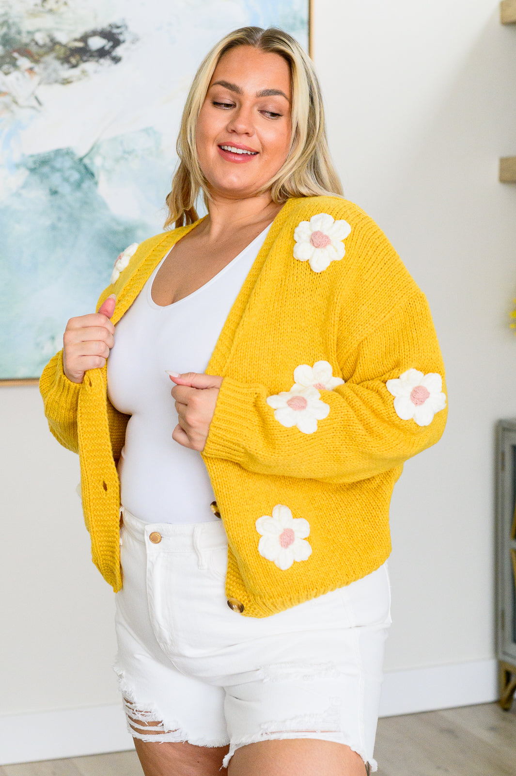 You're Enough Floral Cardigan Womens Ave Shops   