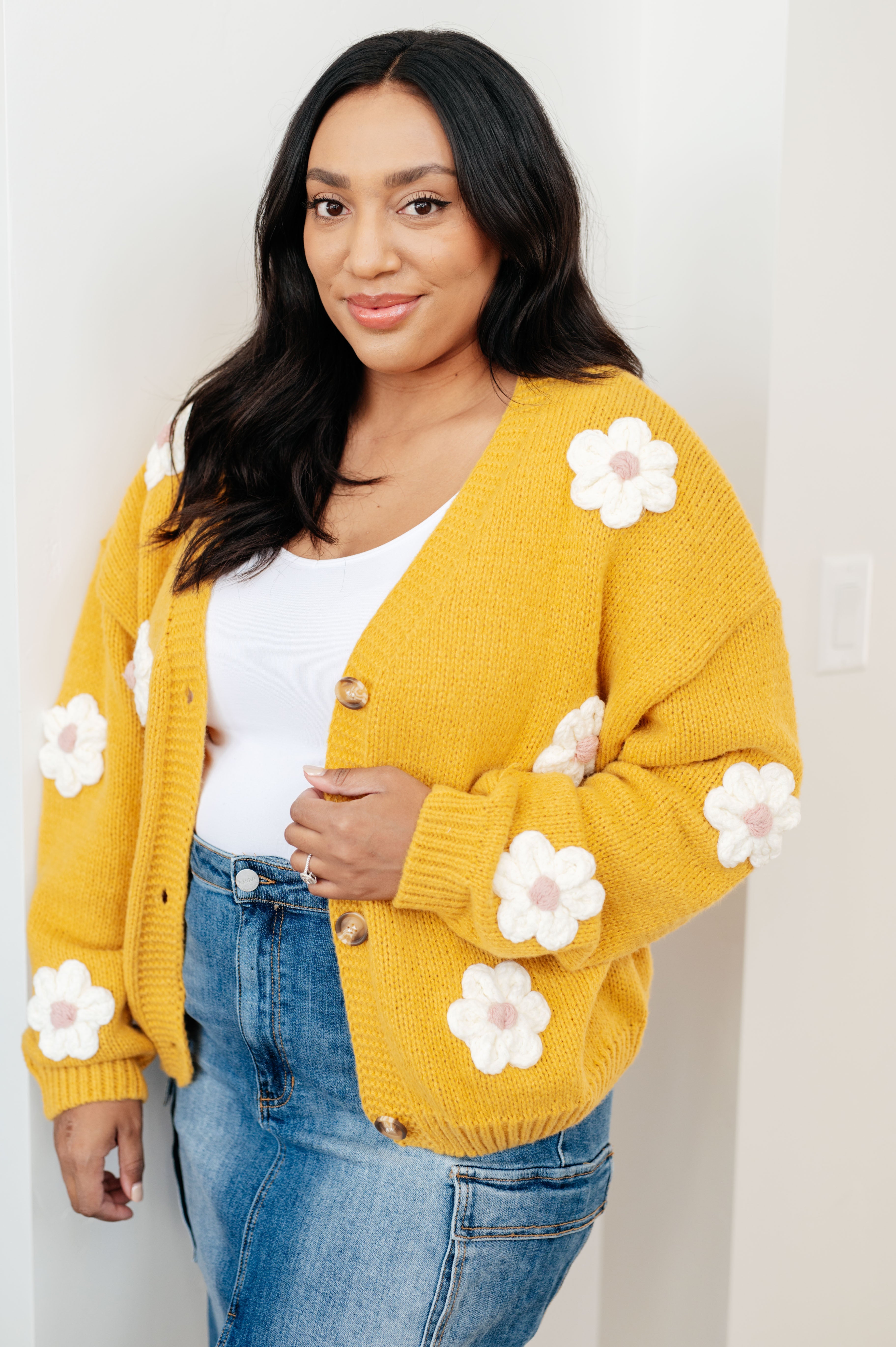 You're Enough Floral Cardigan Womens Ave Shops   