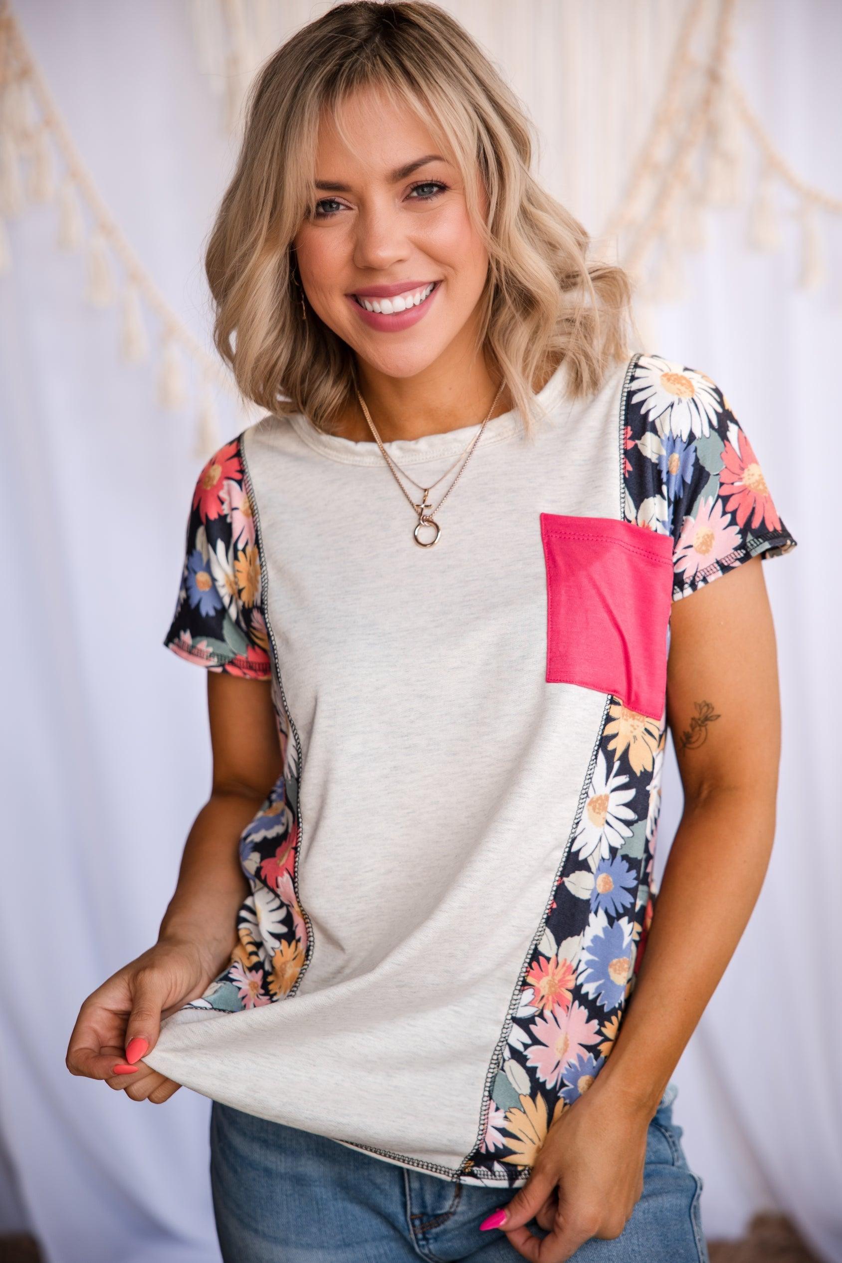 Bloom Anytime Short Sleeve Giftmas Boutique Simplified   