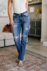 O'Hara Destroyed Straight Jeans Womens Ave Shops   