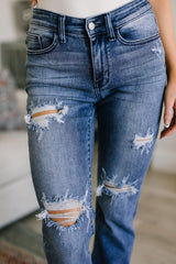 O'Hara Destroyed Straight Jeans Womens Ave Shops   