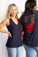 Oh Say Can You See Sleeveless Top Giftmas Boutique Simplified   