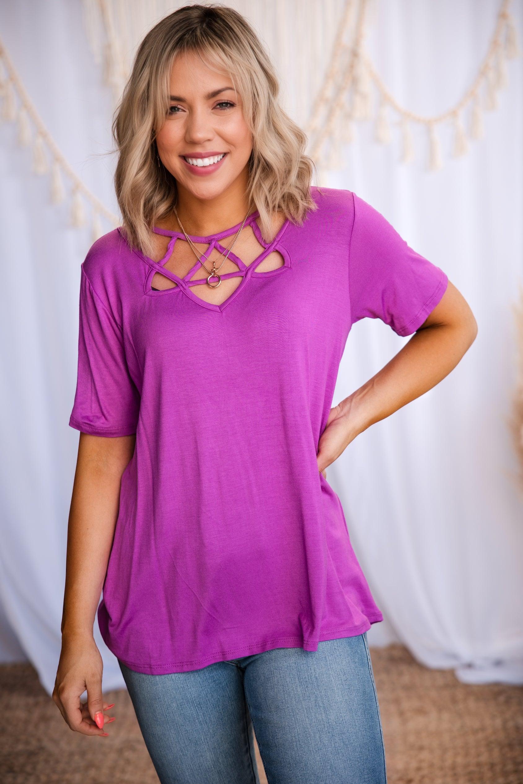 Orchid Star - Short Sleeve Giftmas Boutique Simplified   