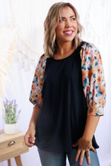 Picasso Floral Top Giftmas Boutique Simplified   