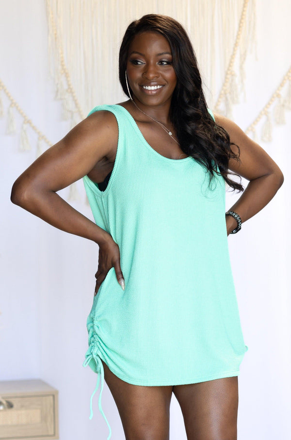 Playing Pool Side - Mint Pink Dress/Coverup Giftmas Boutique Simplified   