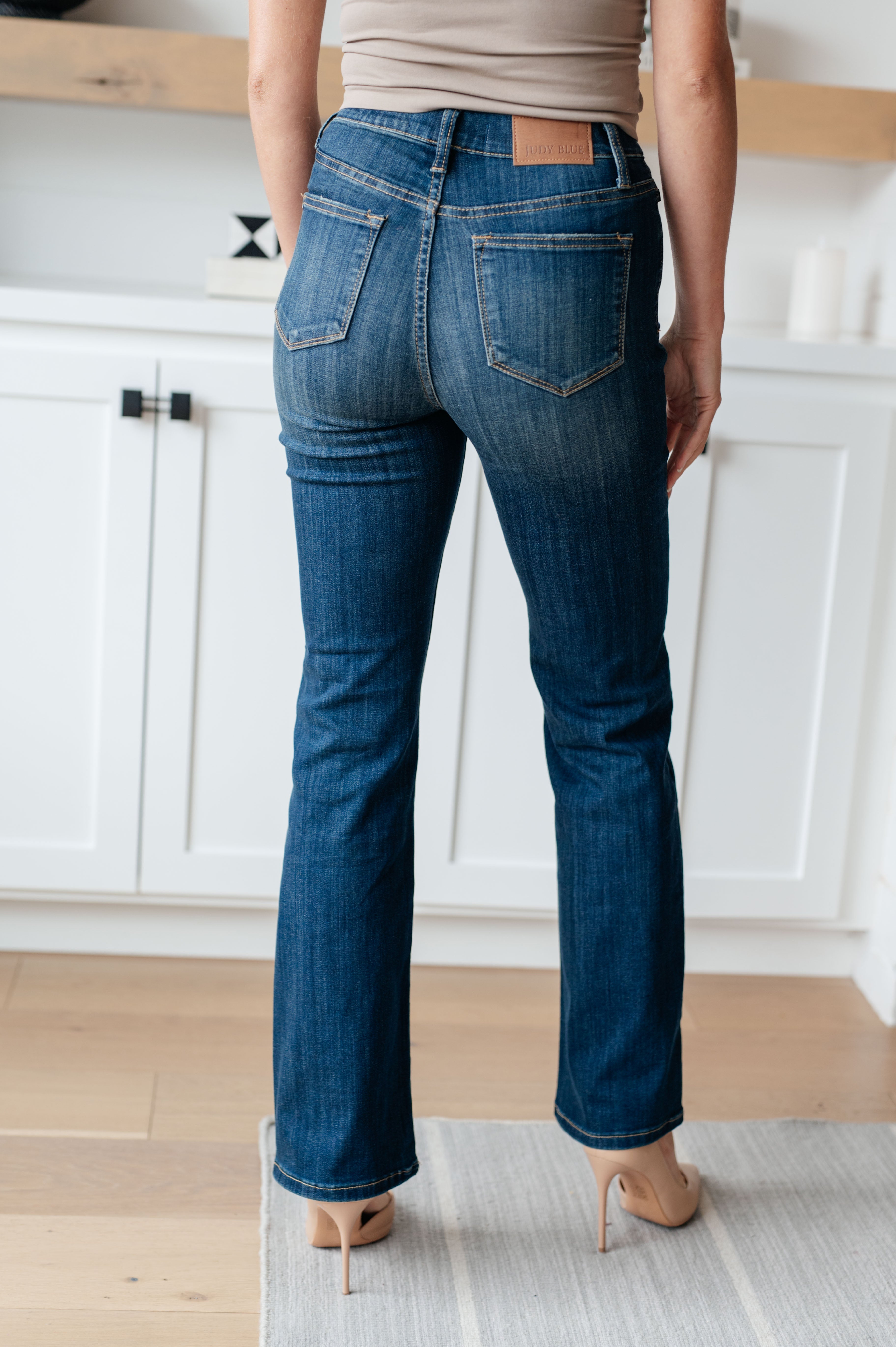 Ricki High Rise Pull On Slim Bootcut Jeans - Judy Blue Womens Ave Shops   