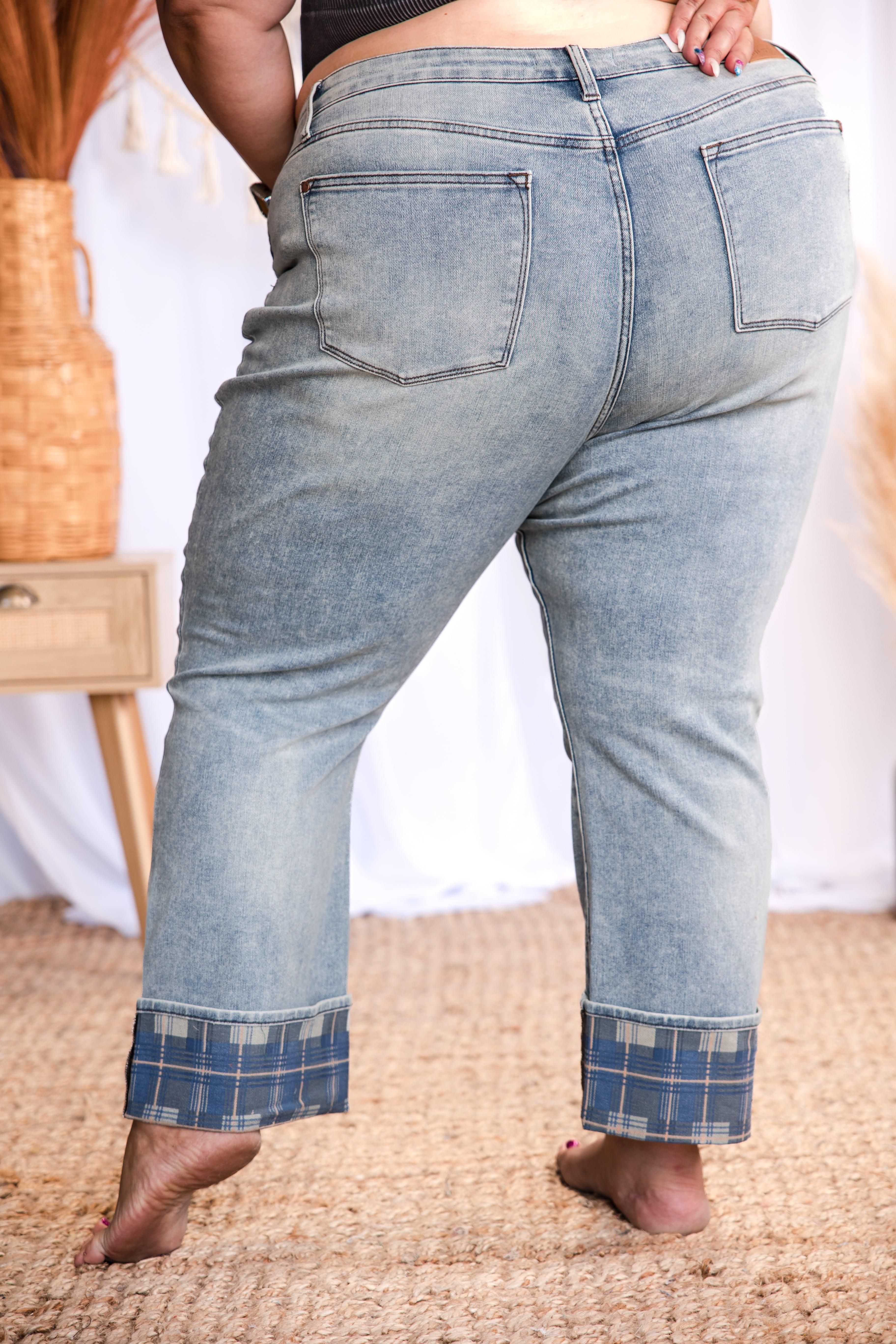Touch of Plaid - Judy Blue Jeans Giftmas Boutique Simplified   