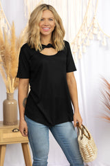 Zatanna Short Sleeve - Black Giftmas Boutique Simplified   