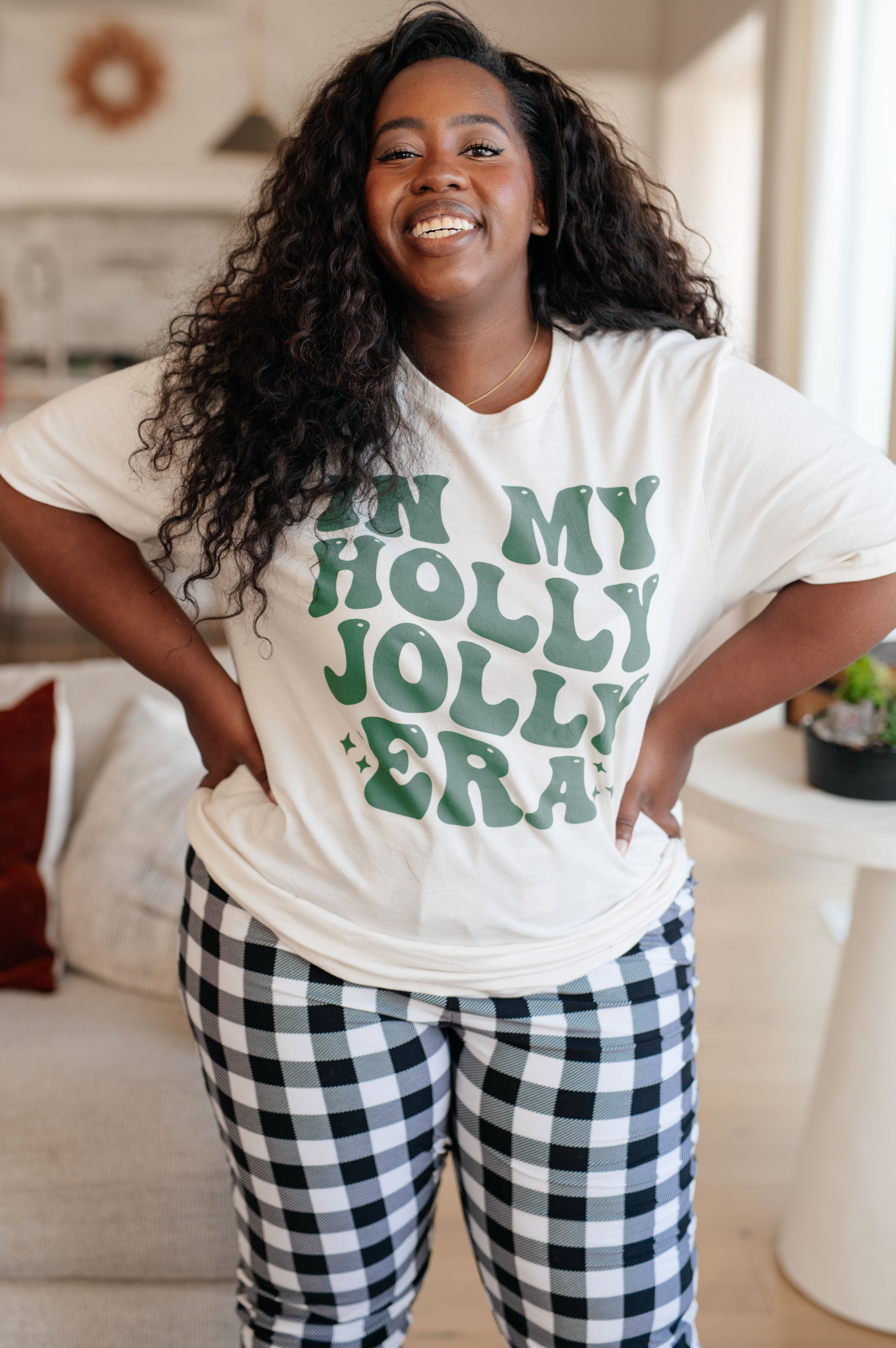 In My Holly Jolly Era Graphic Tee Womens Ave Shops   