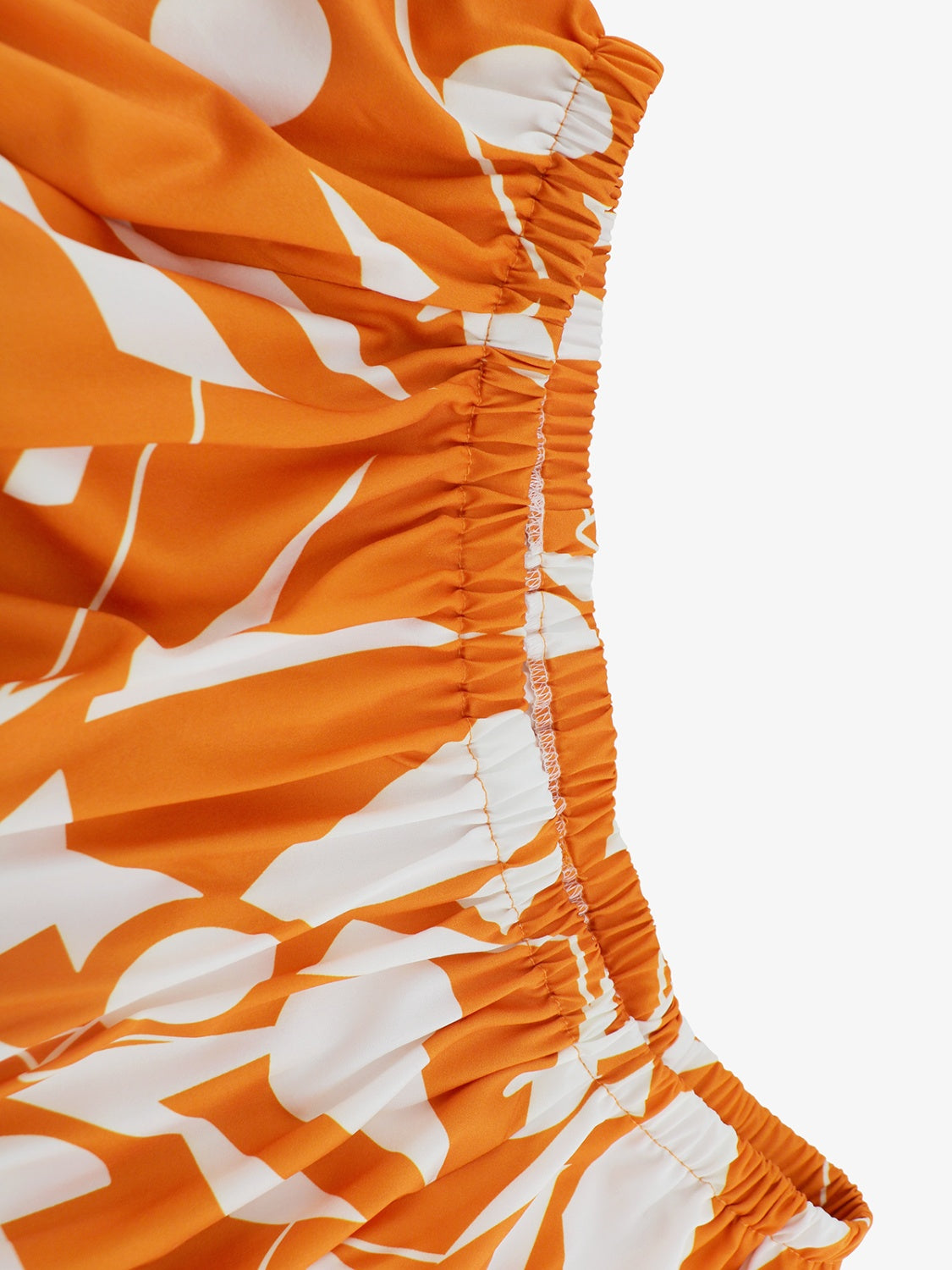 Printed Off-Shoulder Balloon Sleeve Dress Dresses Trendsi   