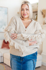Ask Me About It Fringe Cardigan Womens Ave Shops   