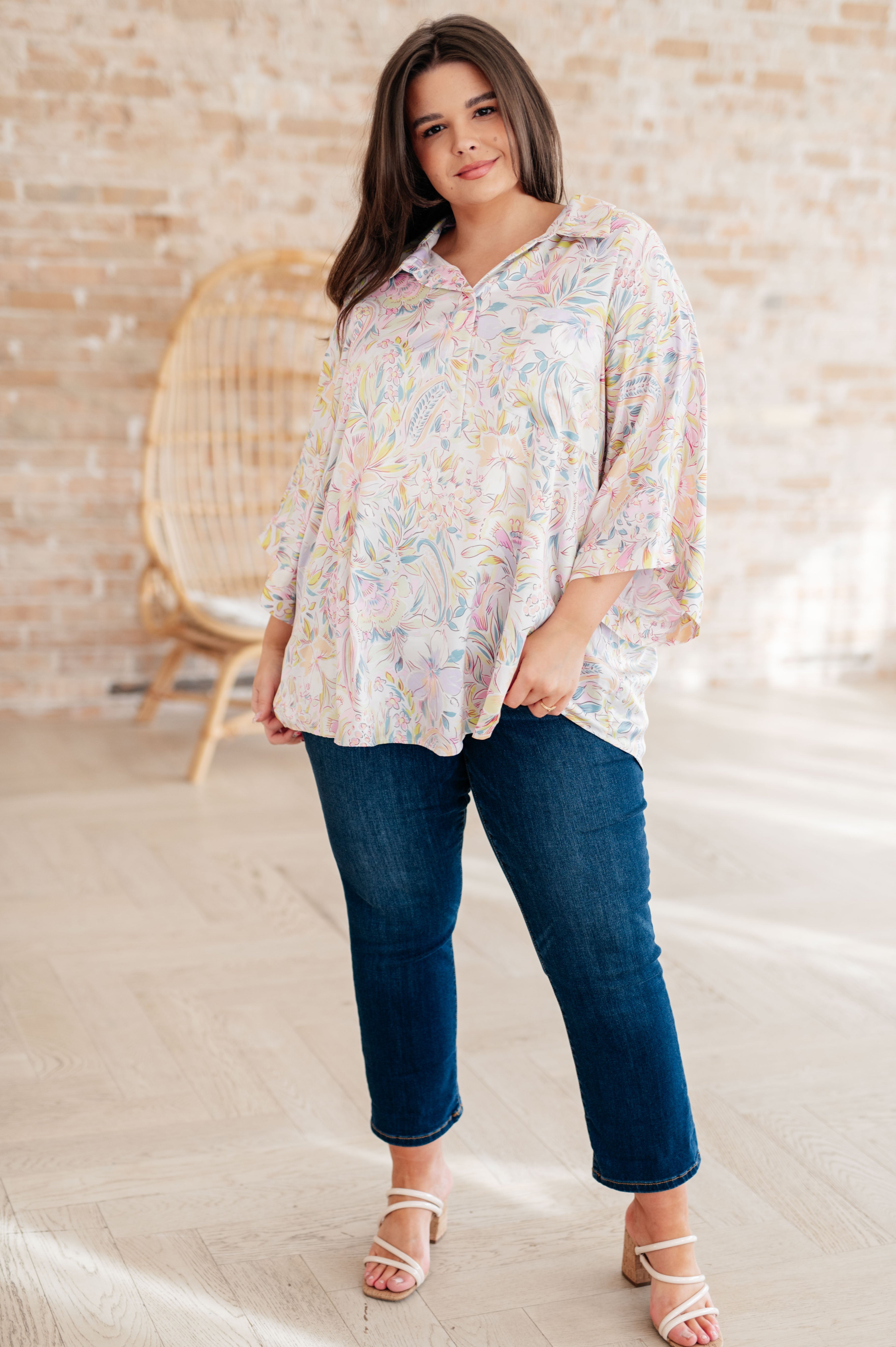 Blissful Botanicals Blouse Tops Ave Shops   