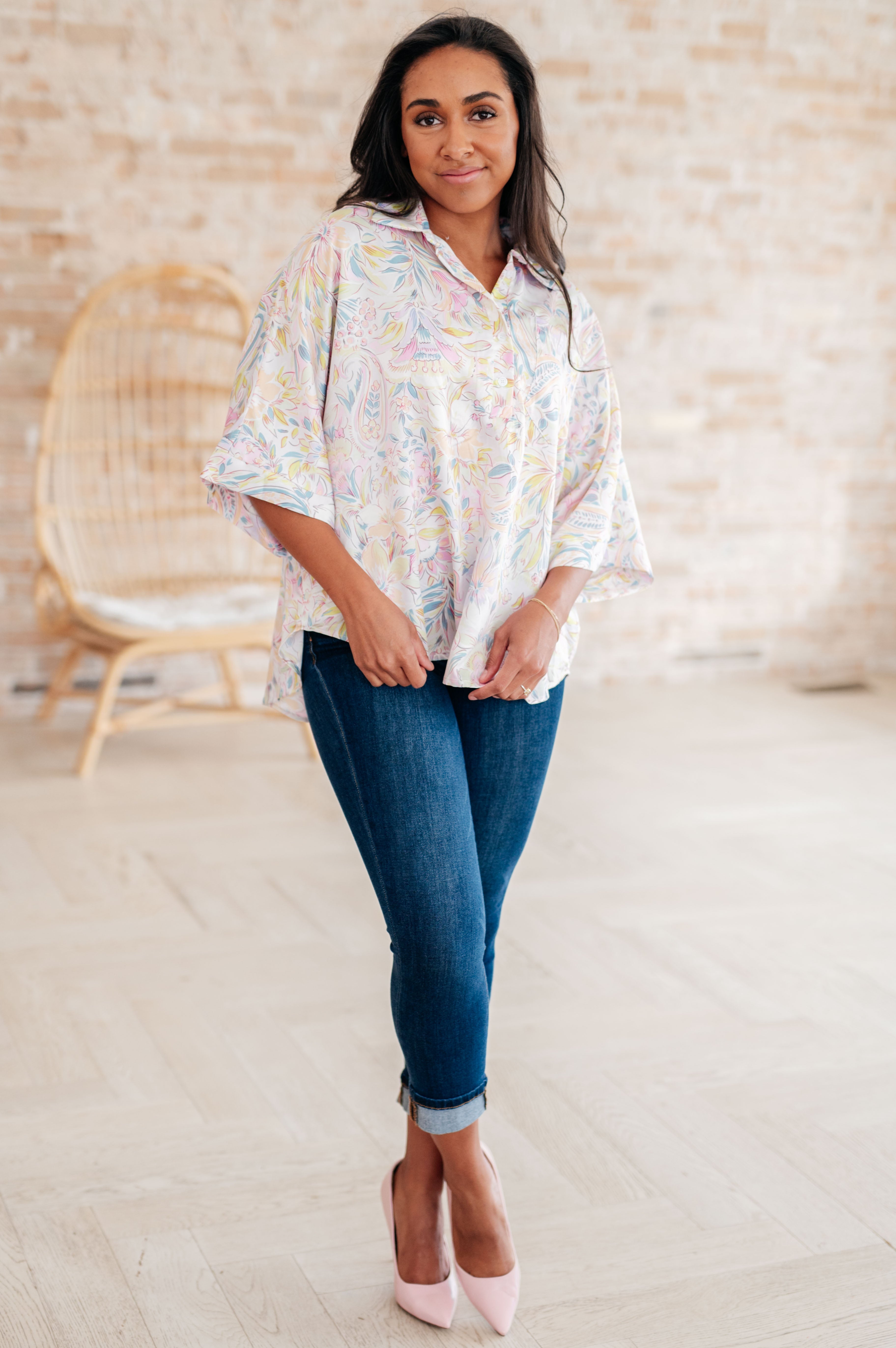 Blissful Botanicals Blouse Tops Ave Shops   