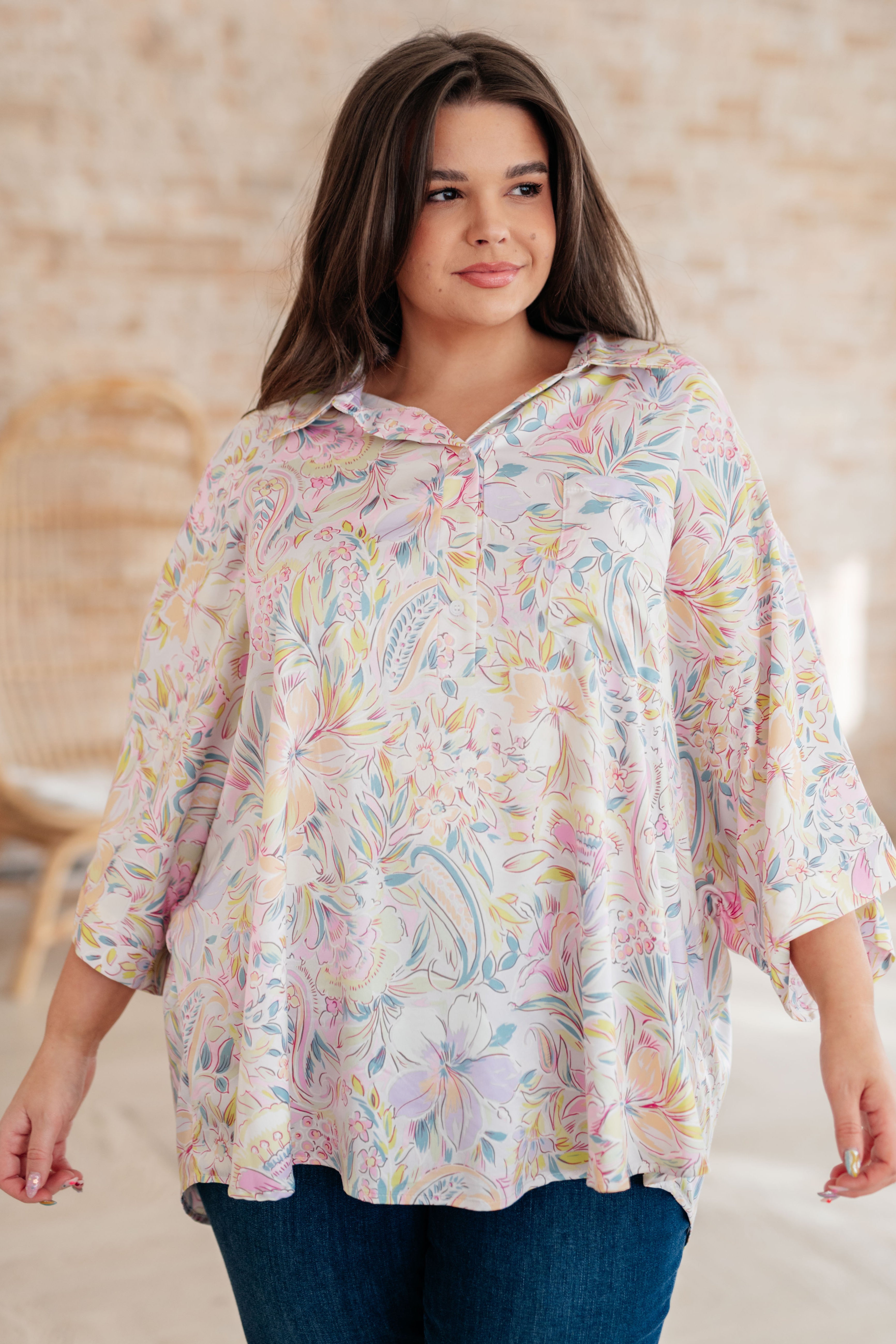 Blissful Botanicals Blouse Tops Ave Shops   