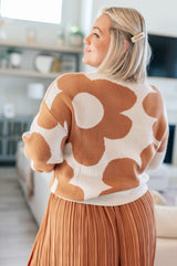 Bigger is Better Mod Floral Sweater Womens Ave Shops   