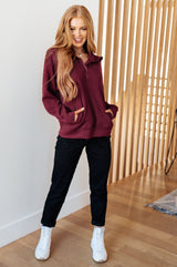 Handle That Half Zip Pullover Womens Ave Shops   