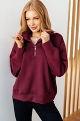 Handle That Half Zip Pullover Womens Ave Shops   