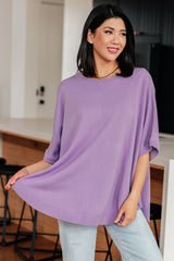Lilac Whisper Dolman Sleeve Top Womens Ave Shops   