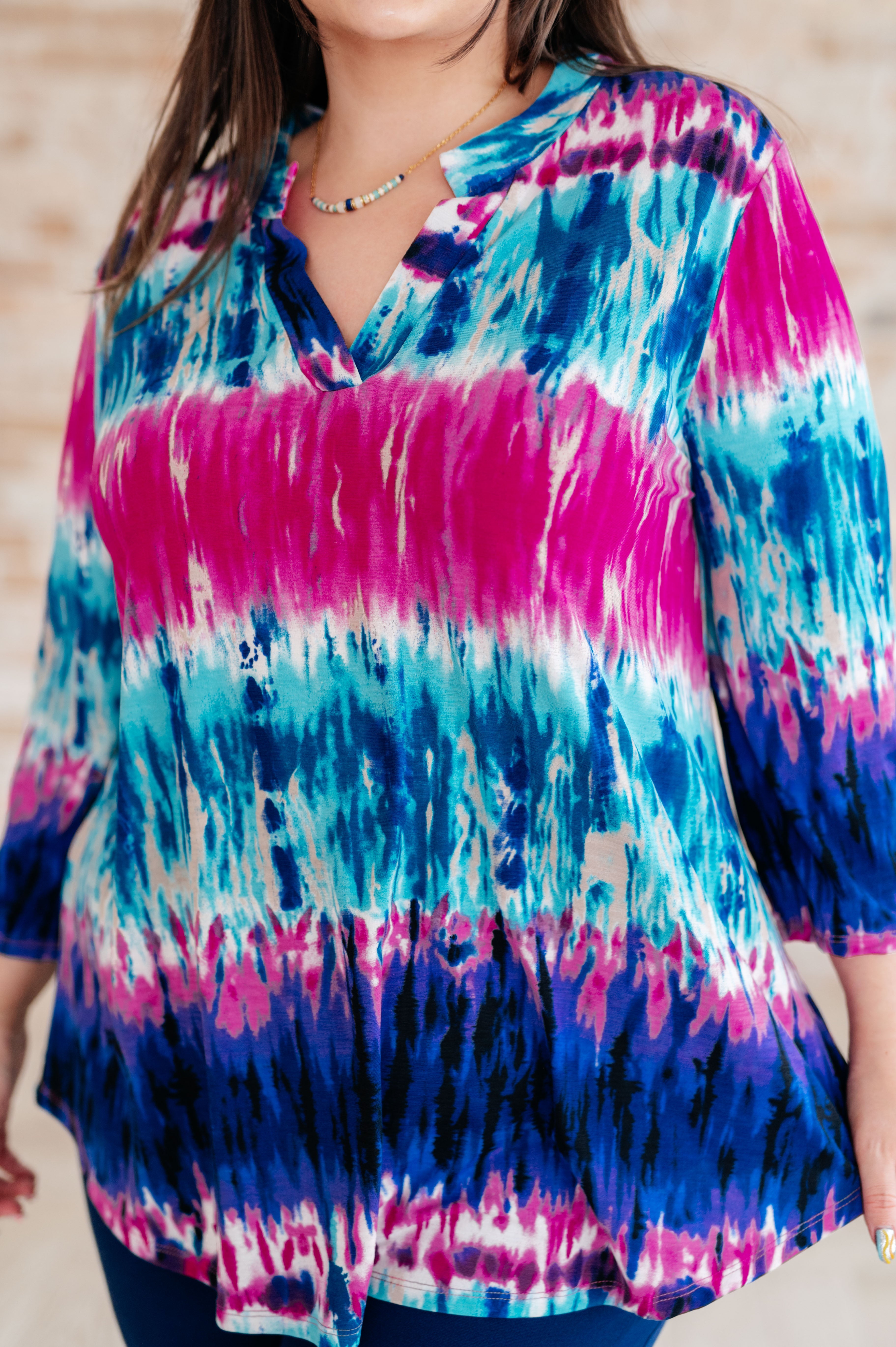 Little Lovely Blouse in Tie Dye Tops Ave Shops   