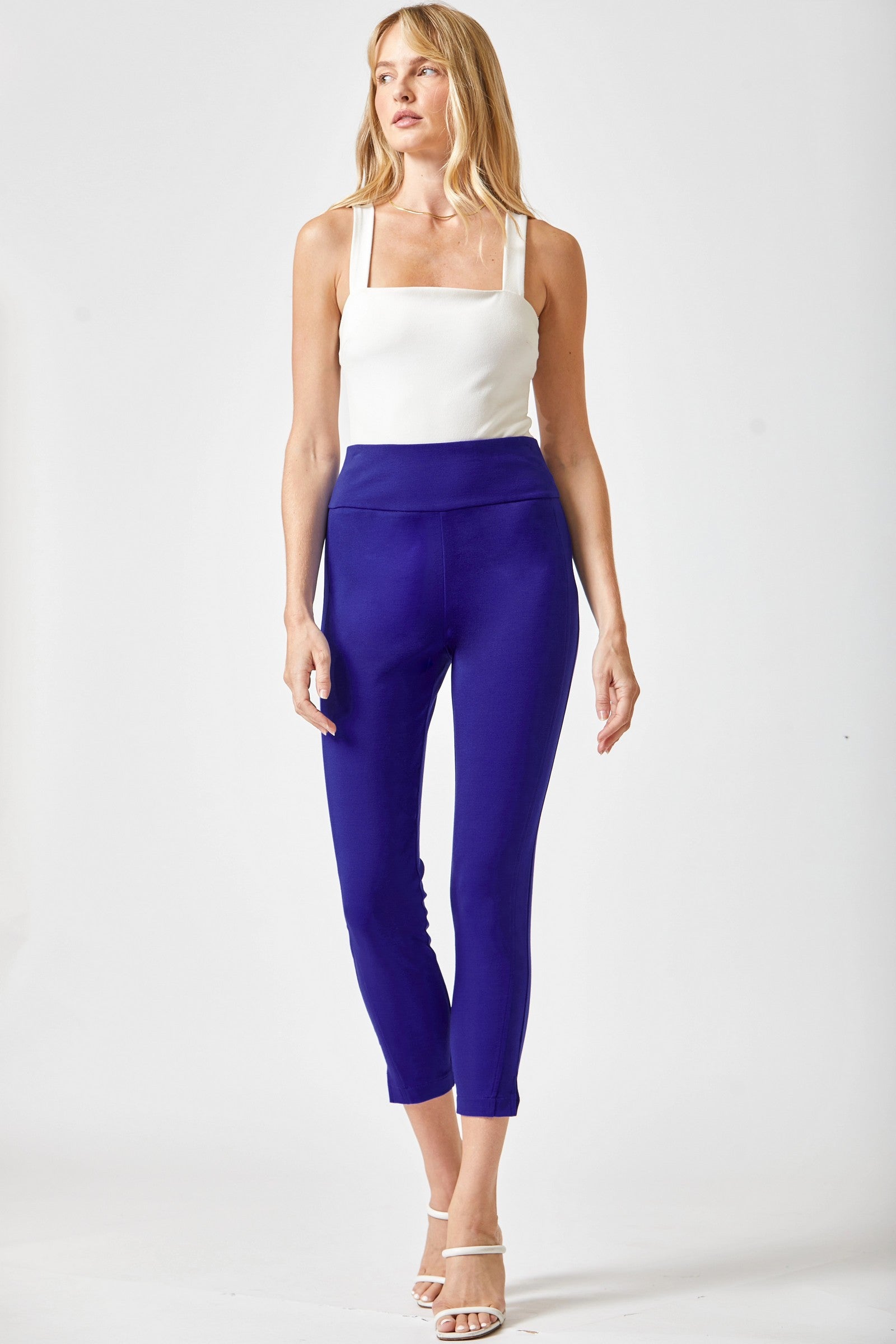 PREORDER: Magic Ankle Crop Skinny Pants in Twelve Colors Womens Ave Shops   