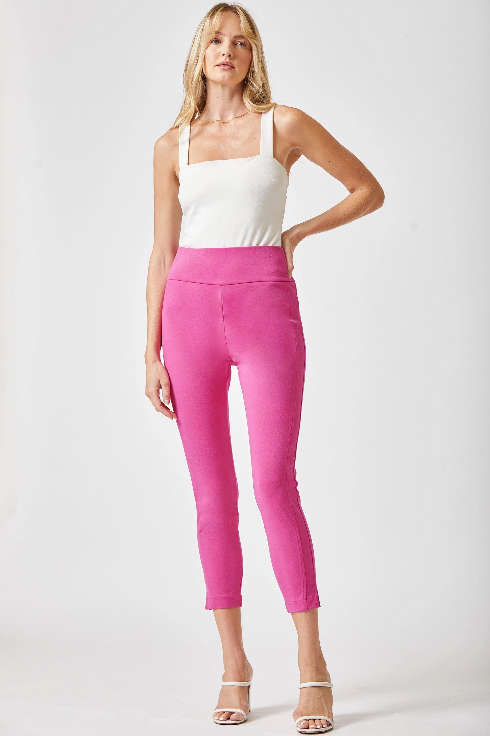 PREORDER: Magic Ankle Crop Skinny Pants in Twelve Colors Womens Ave Shops   