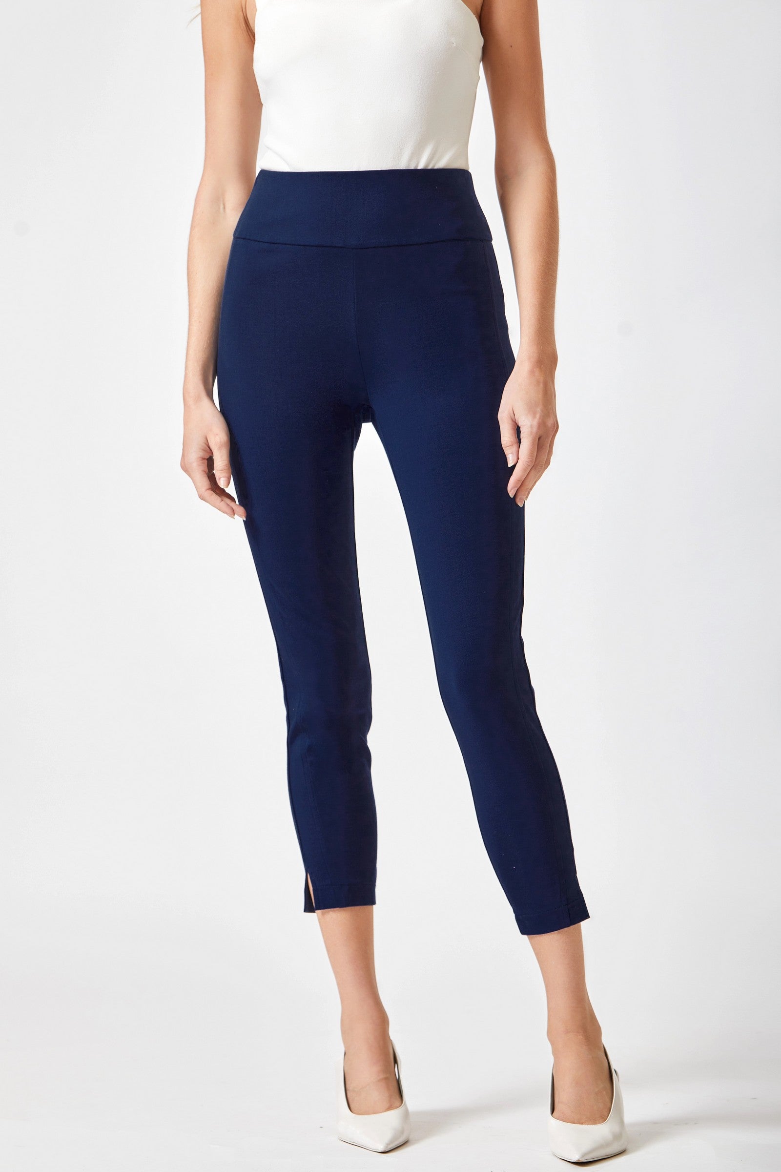 PREORDER: Magic Ankle Crop Skinny Pants in Twelve Colors Womens Ave Shops   