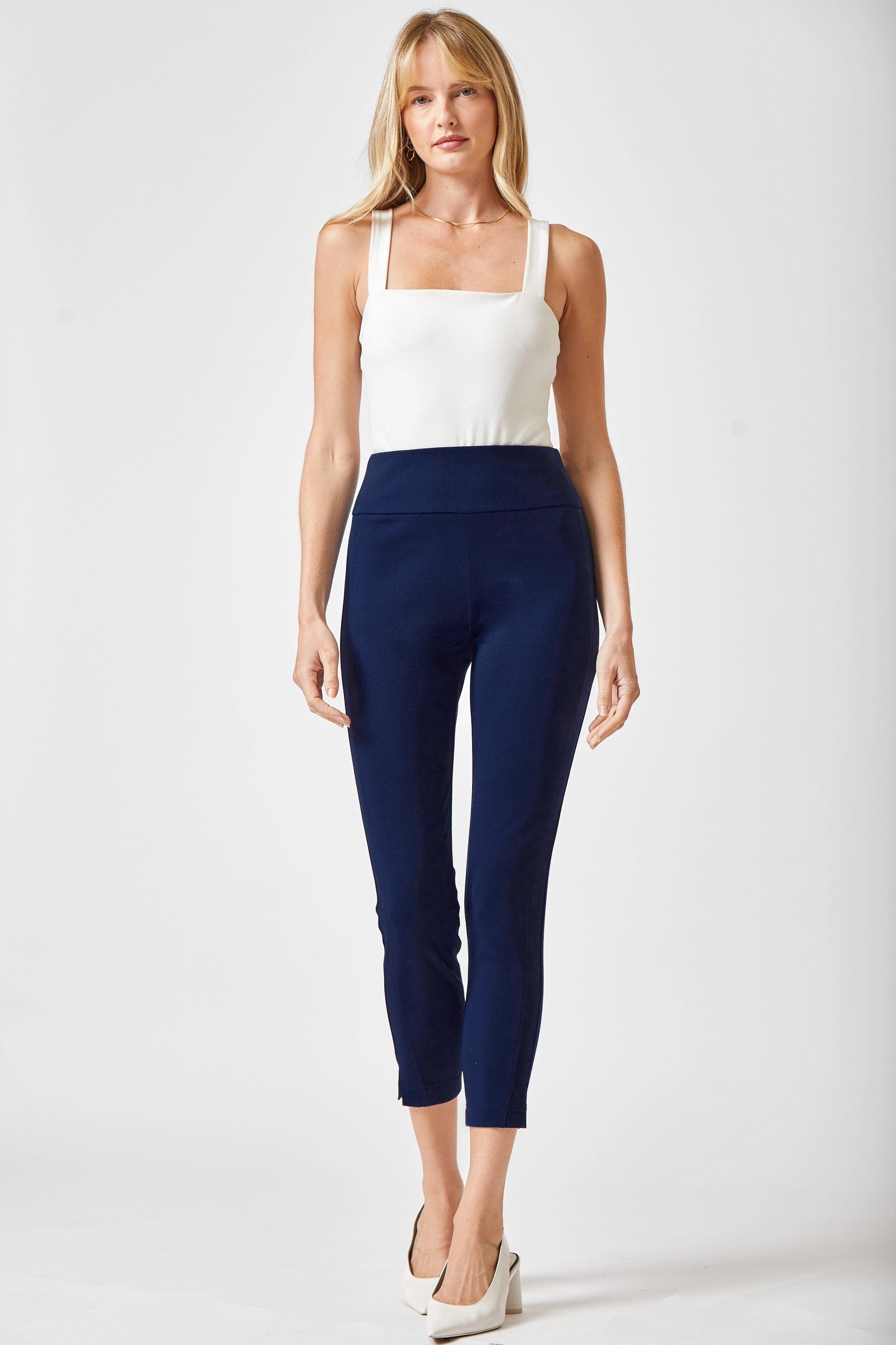 PREORDER: Magic Ankle Crop Skinny Pants in Twelve Colors Womens Ave Shops   