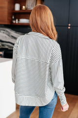 Striped Serendipity Pullover Womens Ave Shops   