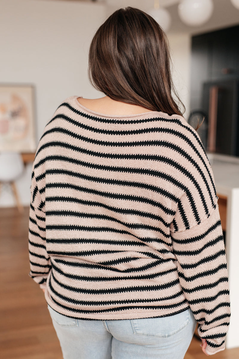 Self Assured Striped Sweater Womens Ave Shops   