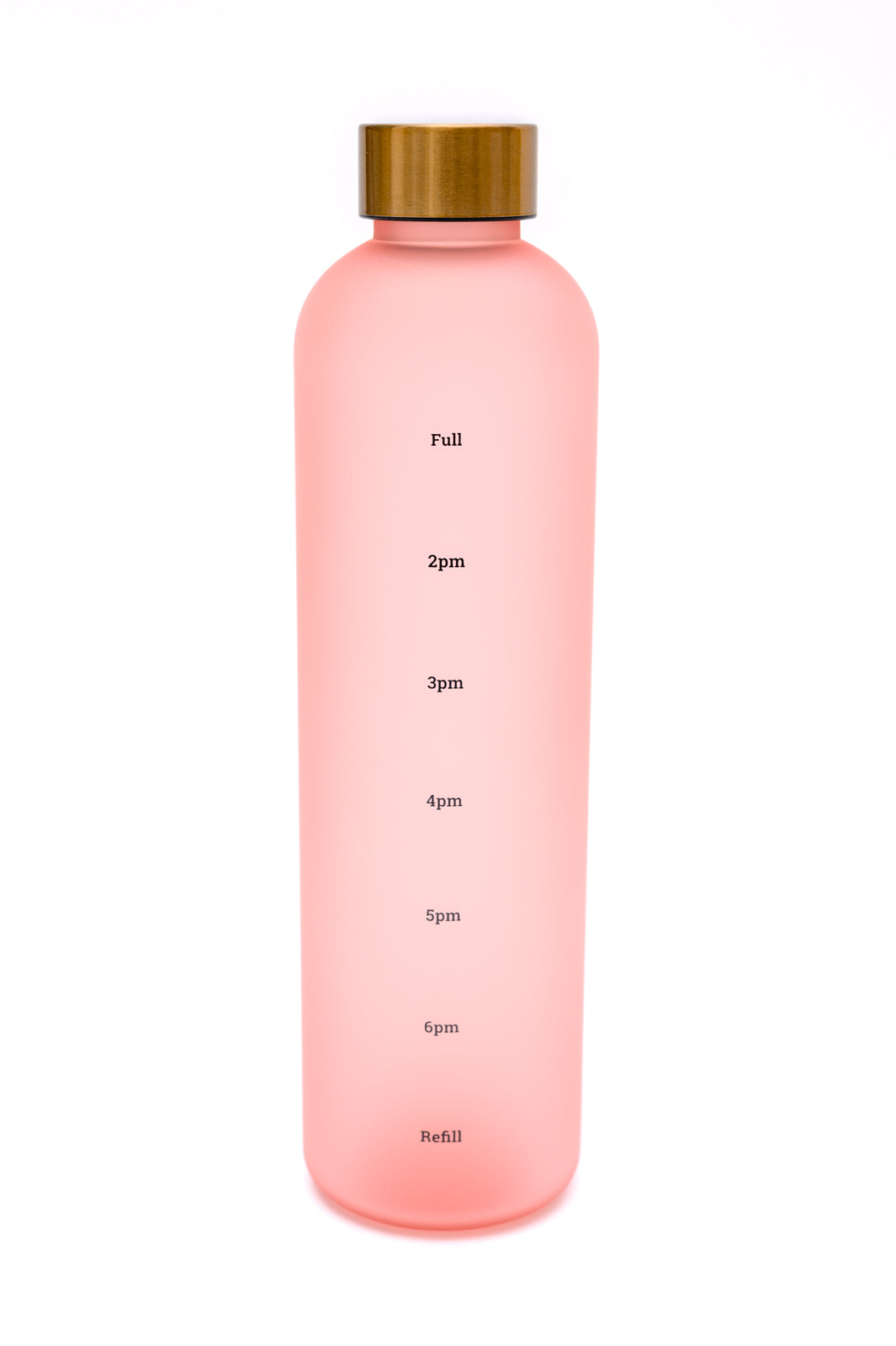 Luxe Glass Detox Water Bottle in Pink and Gold tops