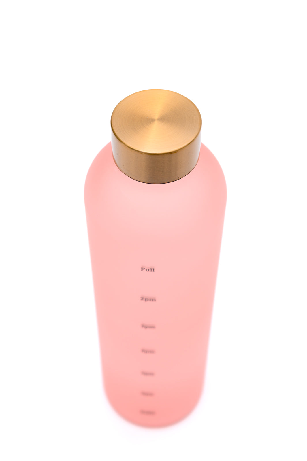Luxe Glass Detox Water Bottle in Pink and Gold tops
