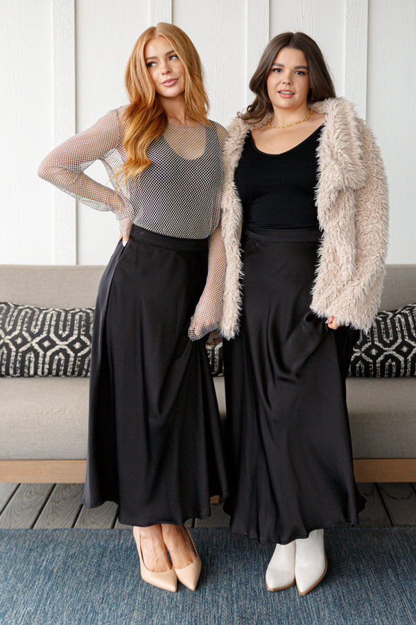 Timeless Tale Maxi Skirt in Black Womens Ave Shops   