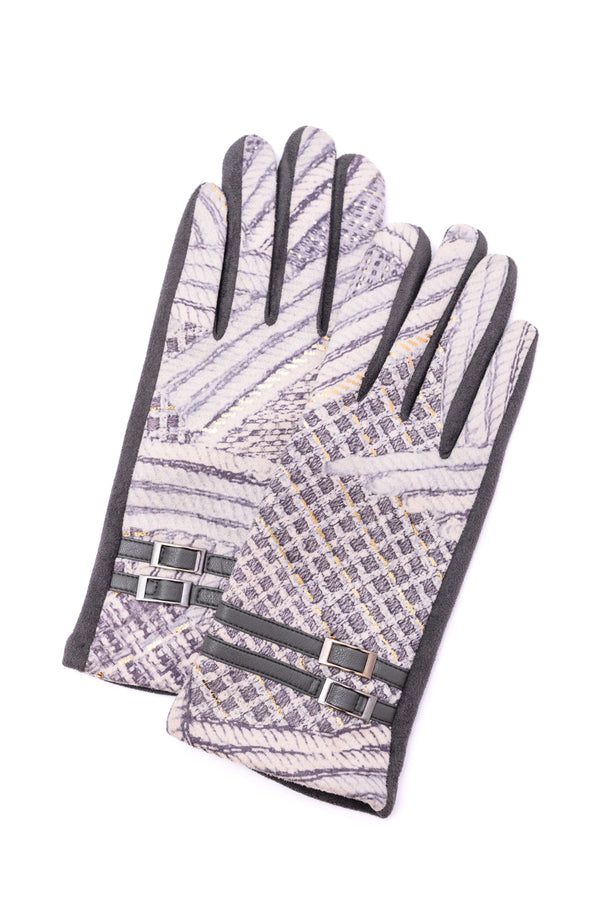 Textured and Buckled Gloves Womens Ave Shops   
