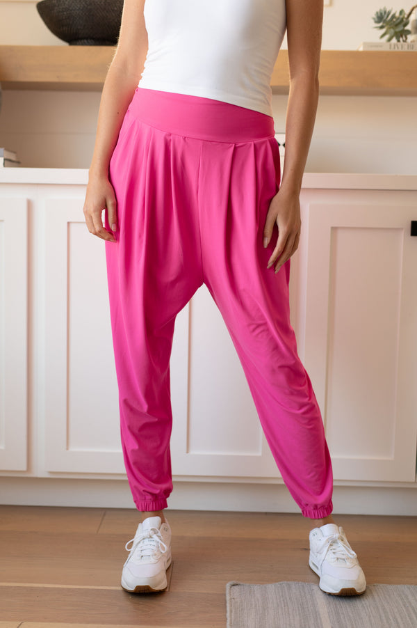 The Motive Slouch Jogger in Hot Pink Womens Ave Shops   