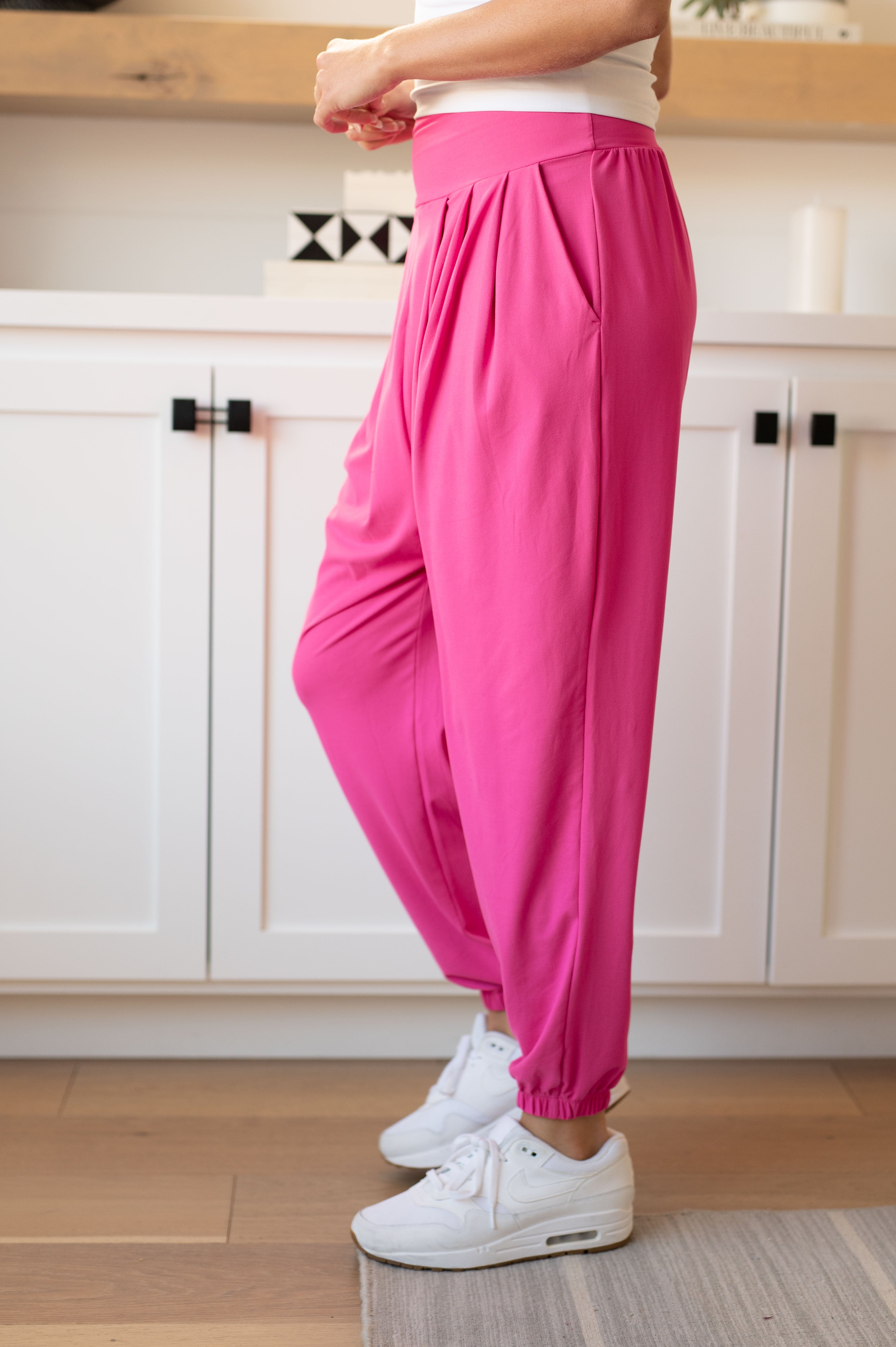 The Motive Slouch Jogger in Hot Pink Womens Ave Shops   
