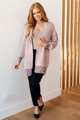 The Way It Was Cardigan in Mauve Womens Ave Shops   