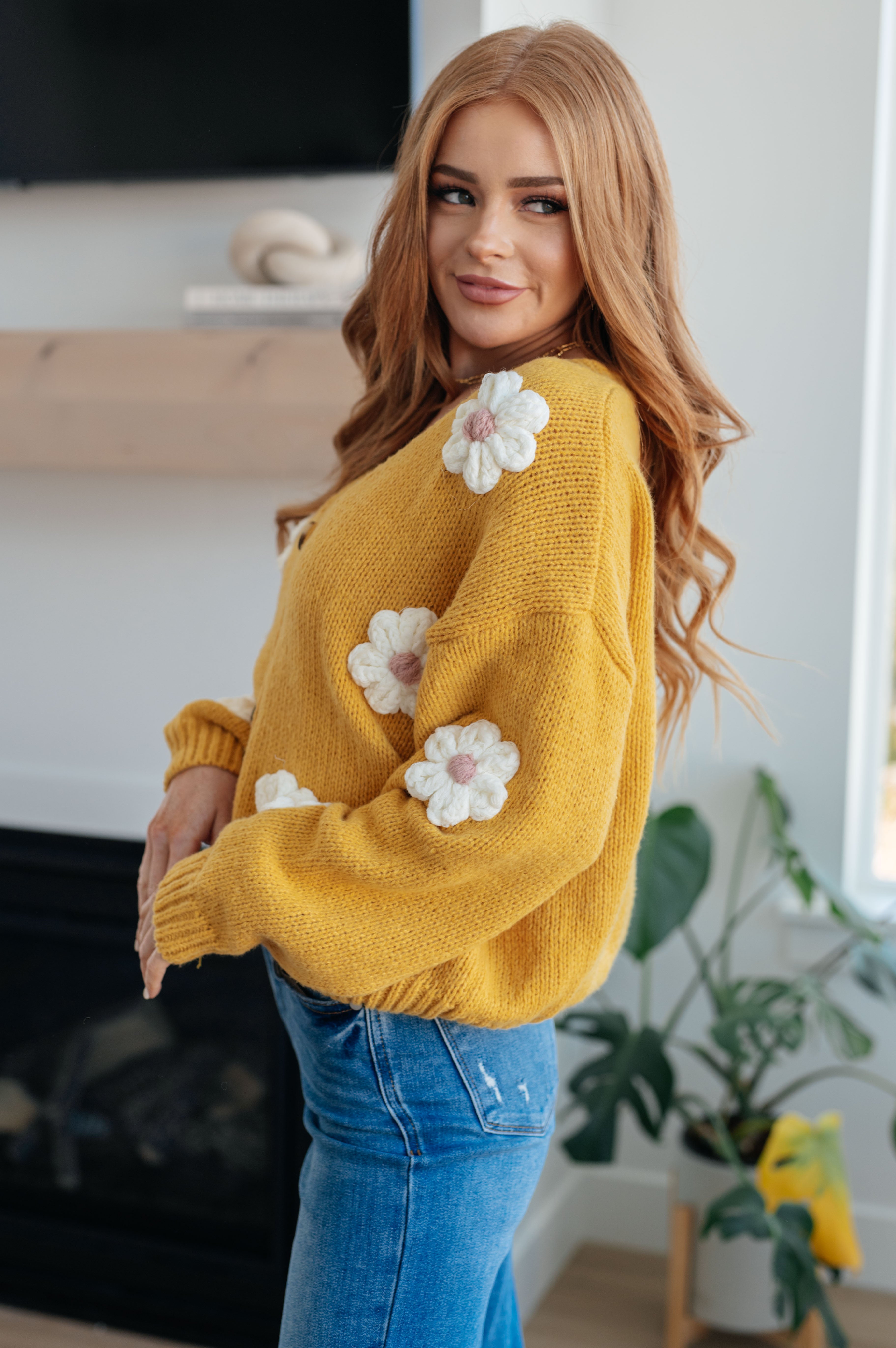 You're Enough Floral Cardigan Womens Ave Shops   