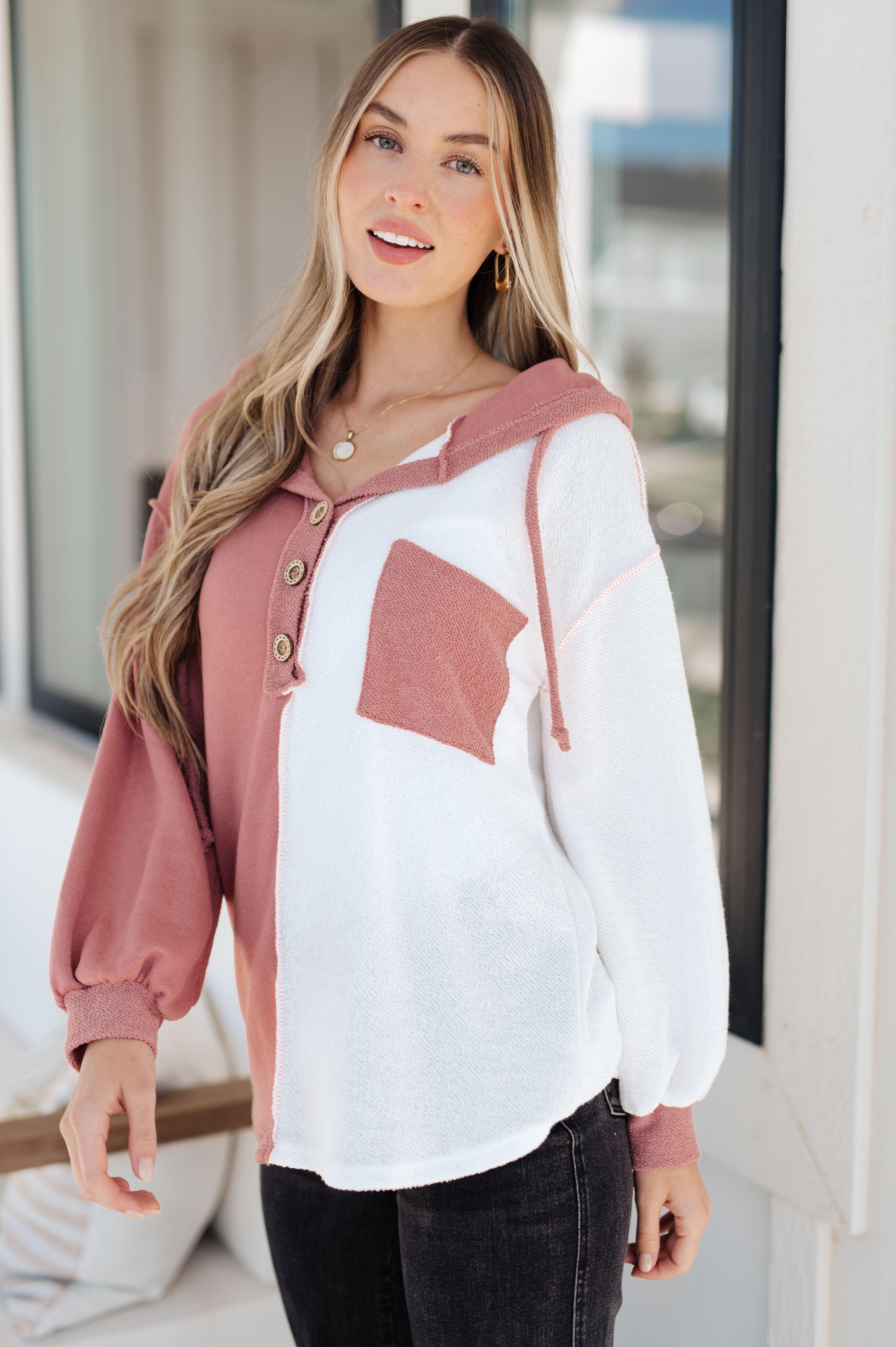 Best On The Block Color Block Hoodie Womens Ave Shops   