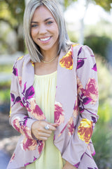 Blazer of Glory - Taupe Floral BFCM Boutique Simplified   