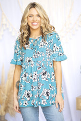 Blue Birds Fly - Short Sleeve Giftmas Boutique Simplified   
