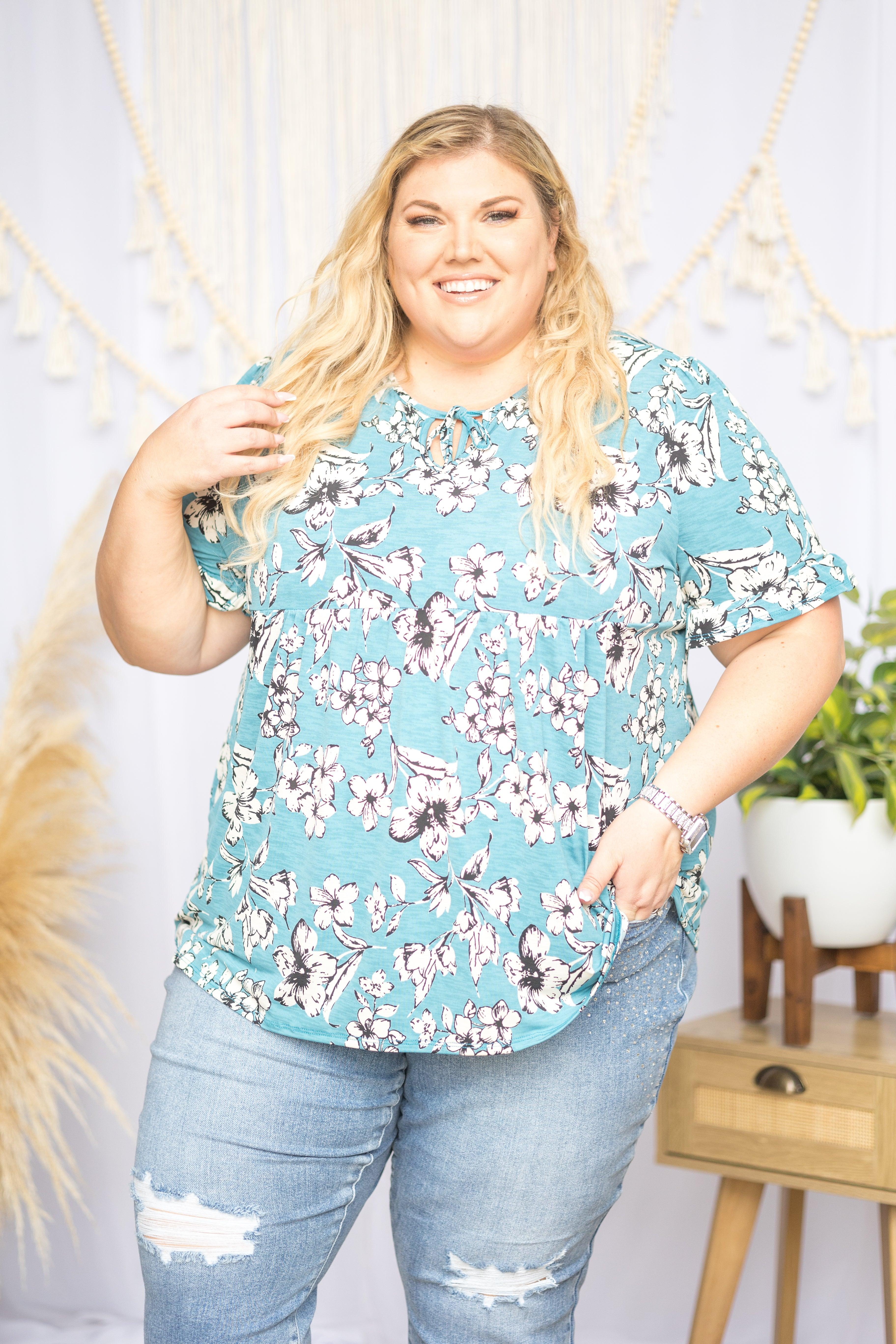 Blue Birds Fly - Short Sleeve Giftmas Boutique Simplified   