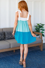 Blue Skies Tiered Dress Womens Ave Shops   