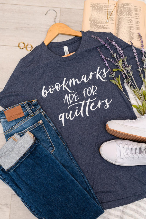 Bookmarks Are For Quitters Graphic Tee Womens Ave Shops   