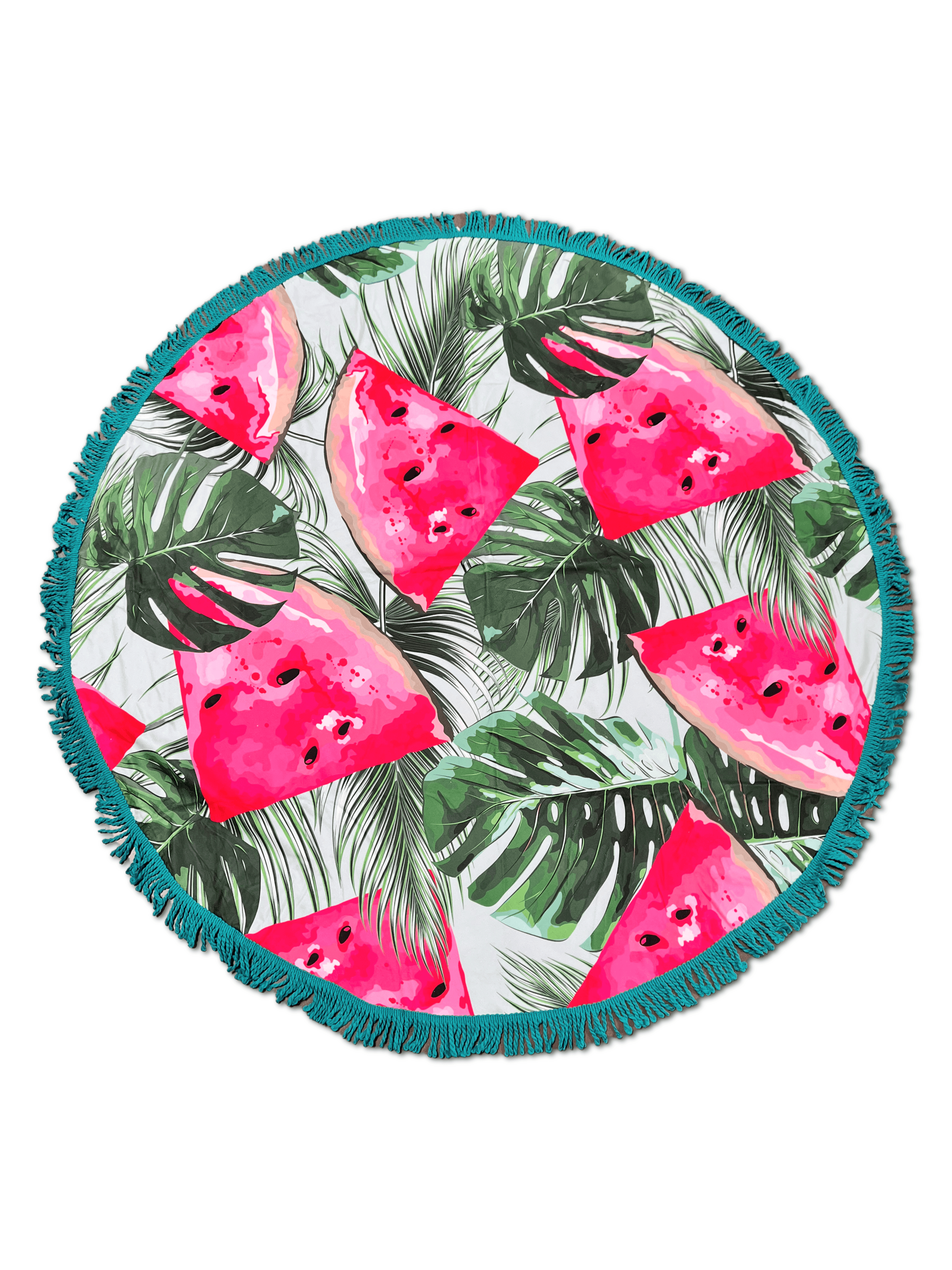 Circular Beach Towel - Watermelon MEMORIAL Boutique Simplified   