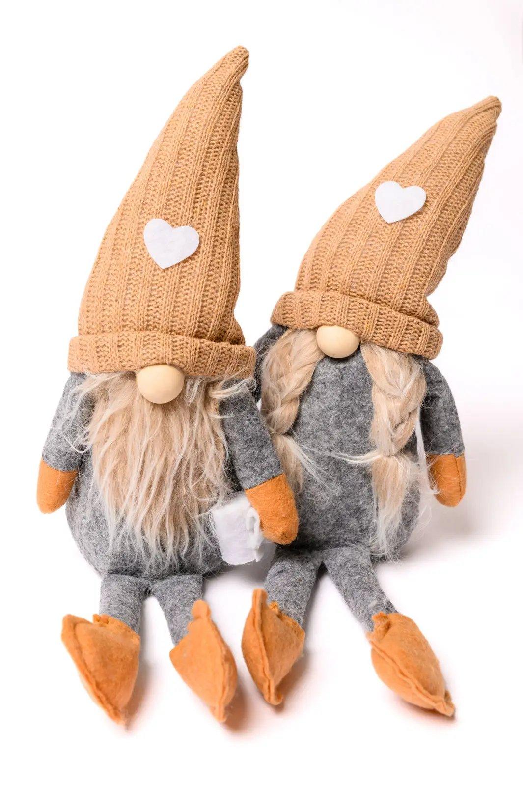 Coffee Lover Gnomes Set of 2 in Beige Womens Ave Shops   
