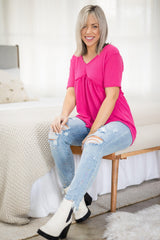 Comfort & Style - Hot Pink Babydoll Giftmas Boutique Simplified   