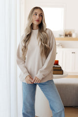 Don't Change Anything Mock Neck Pullover Womens Ave Shops   