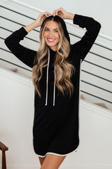 Draw Me Close Hooded Dress Womens Ave Shops   